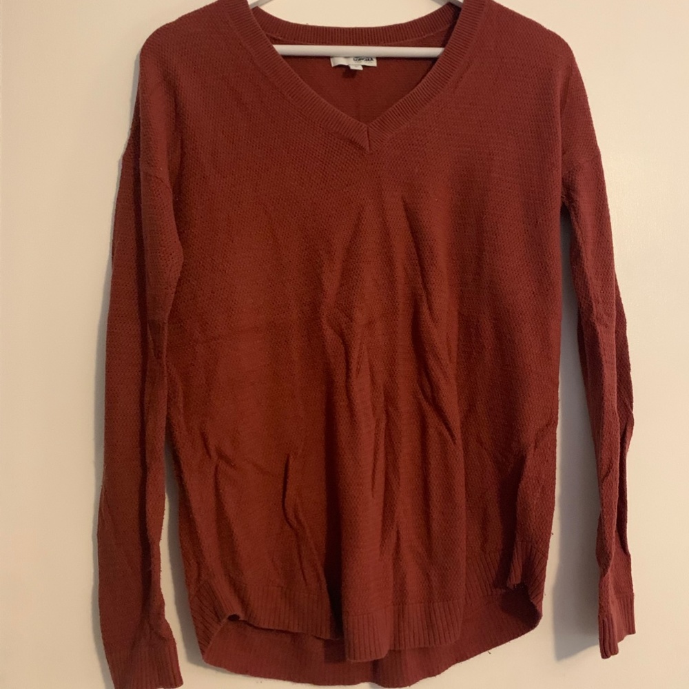 Rust Orange Sweater